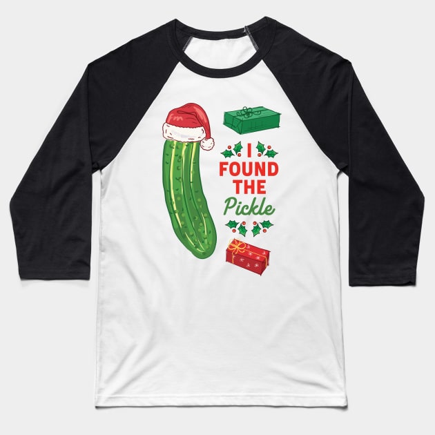 I Found The Pickle! Baseball T-Shirt by SWON Design